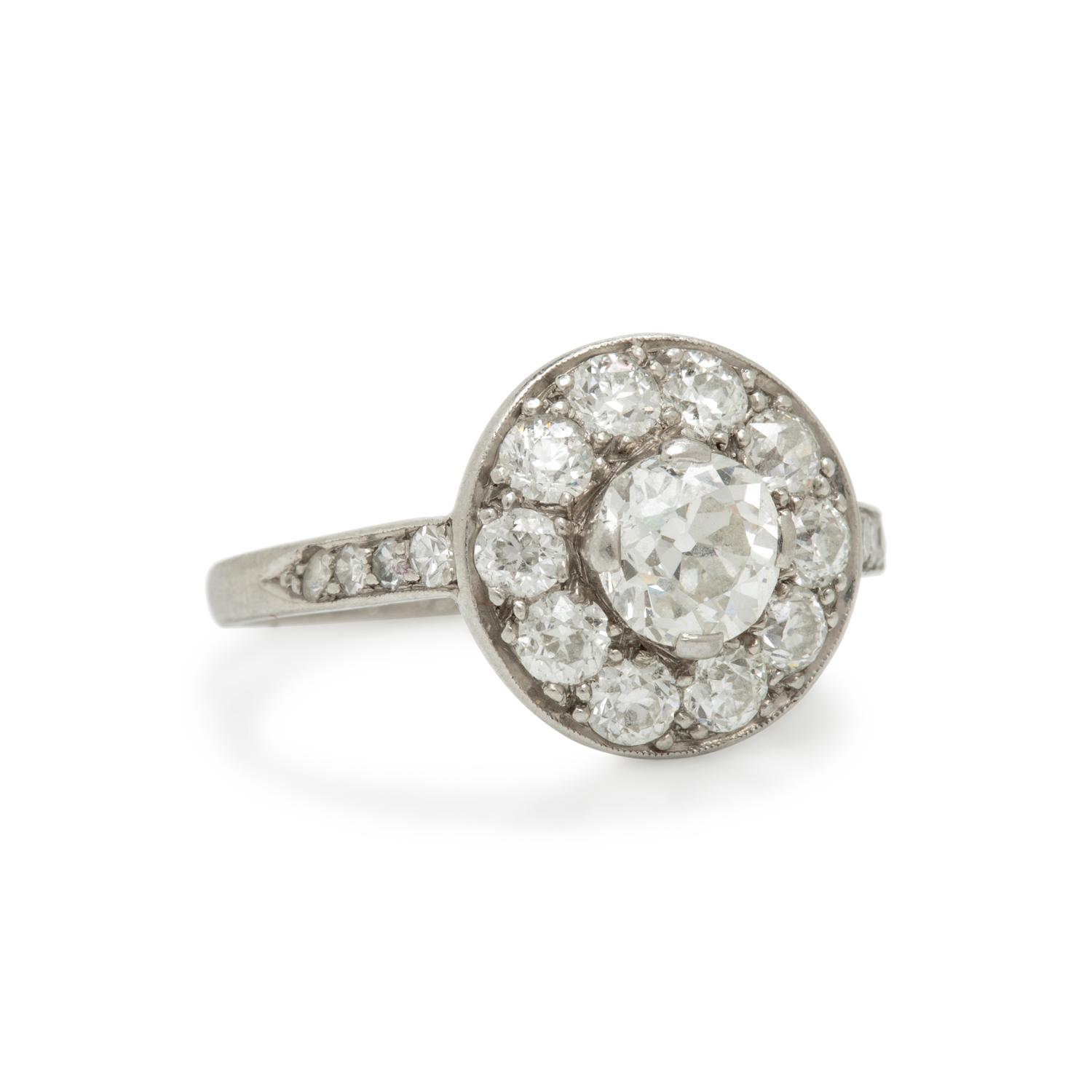Art Deco, Diamond and Platinum Ring