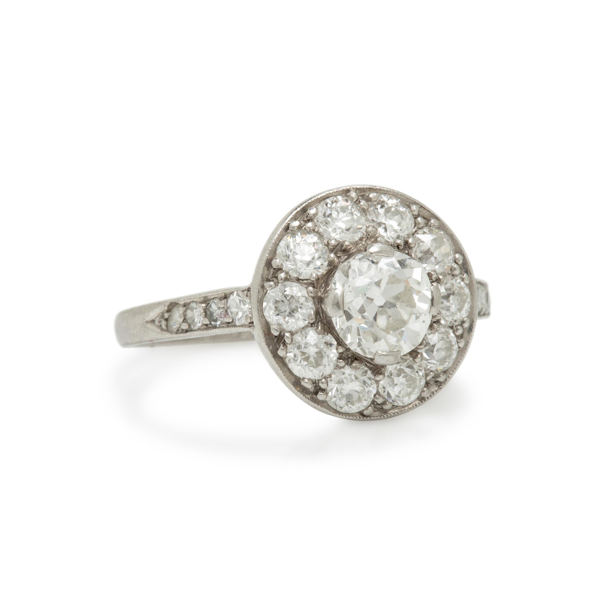 Art Deco, Diamond and Platinum Ring