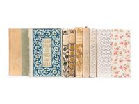 [PUBLISHER'S TRADE BINDINGS - AMERICAN]. A group of 8 decorative bindings, all duodecimos, comprising: