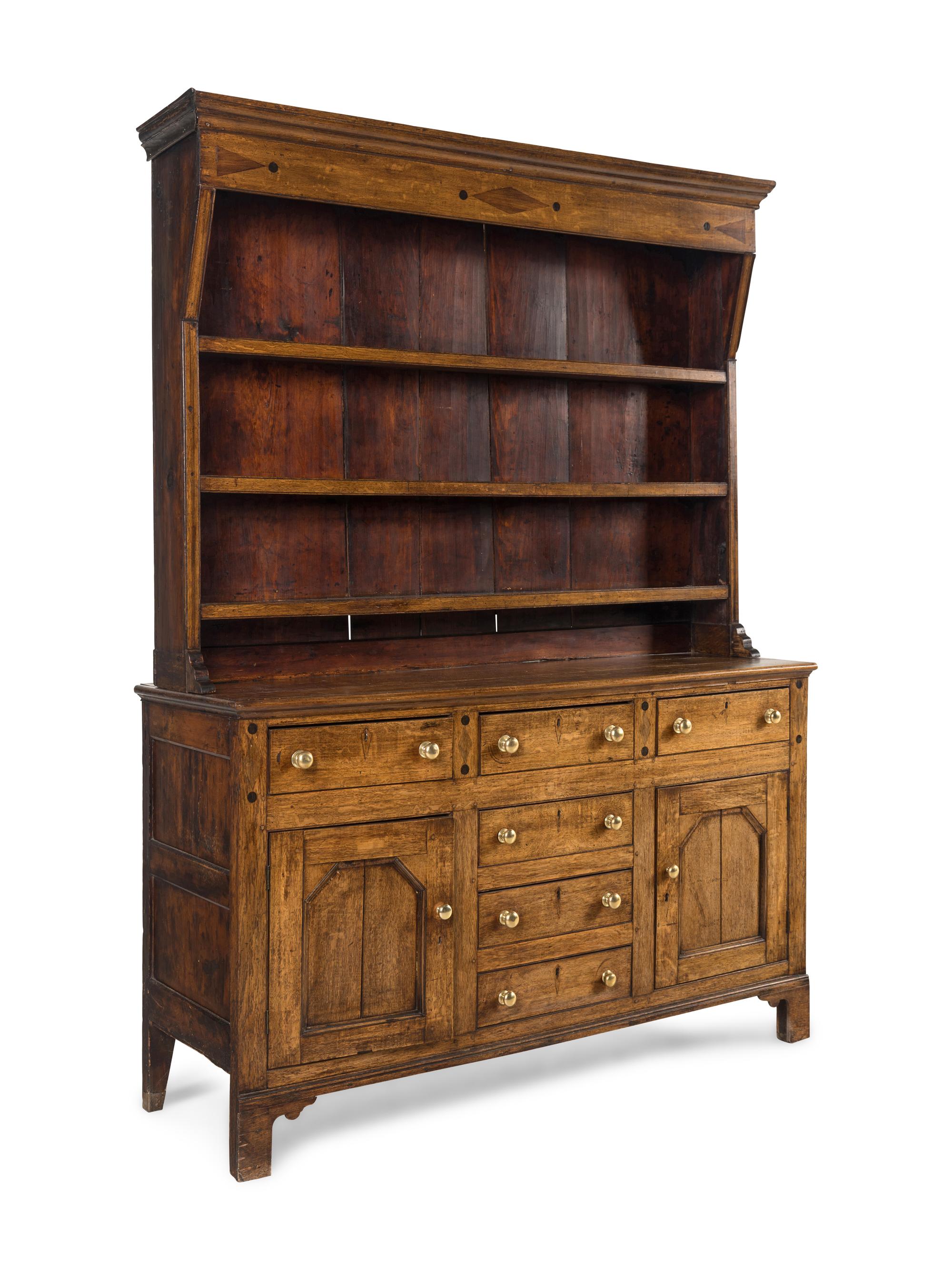 An English Oak Welsh Cupboard
