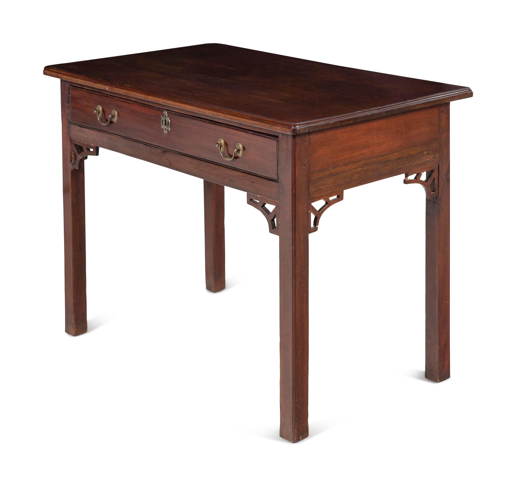 A George III Style Mahogany Dressing Table