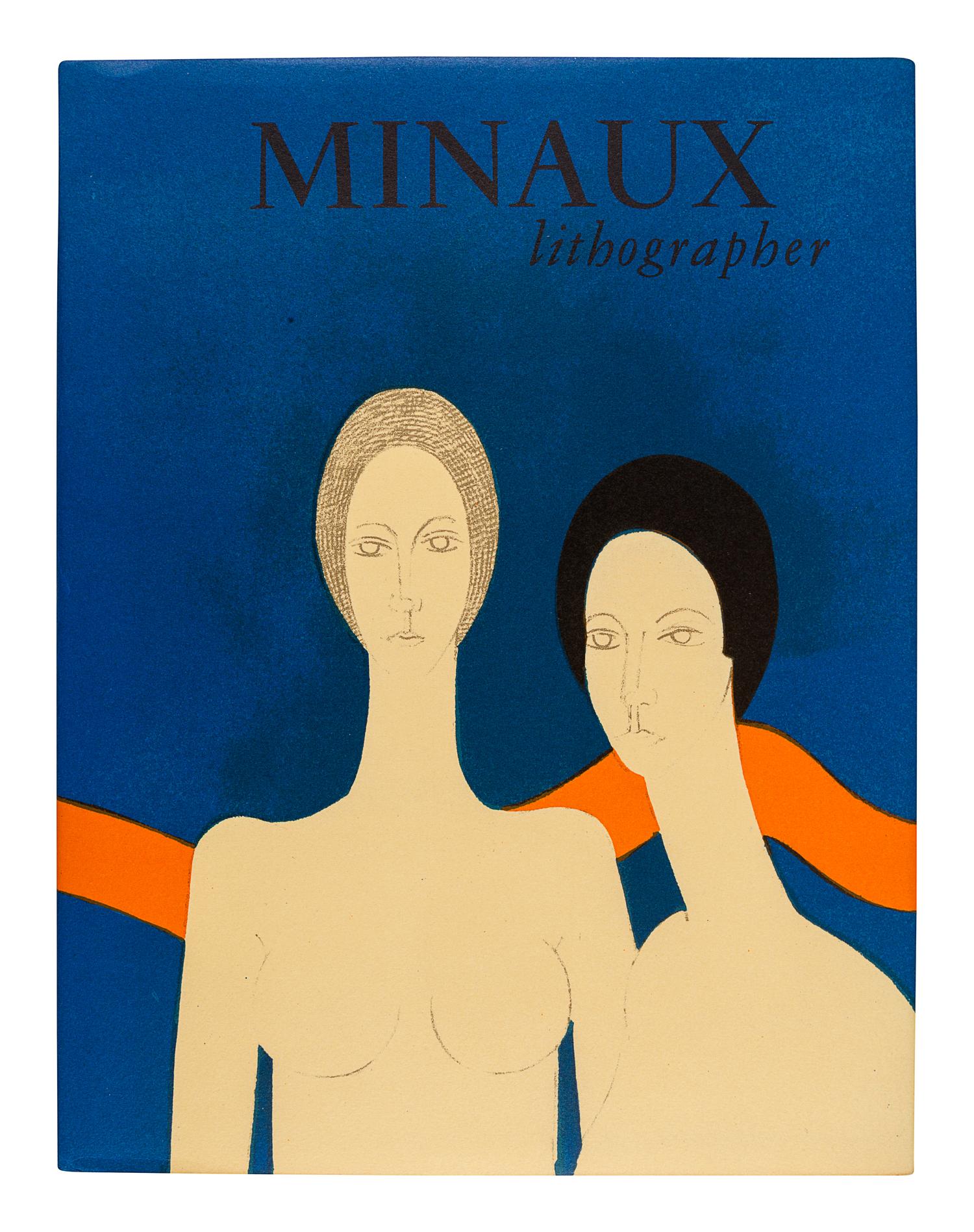 [MINAUX, André (1923-1986)]. SORLIER, Charles. Minaux: Lithographer 1948-1973. Paris, New York: Leon Amiel Publishers, 1974.
