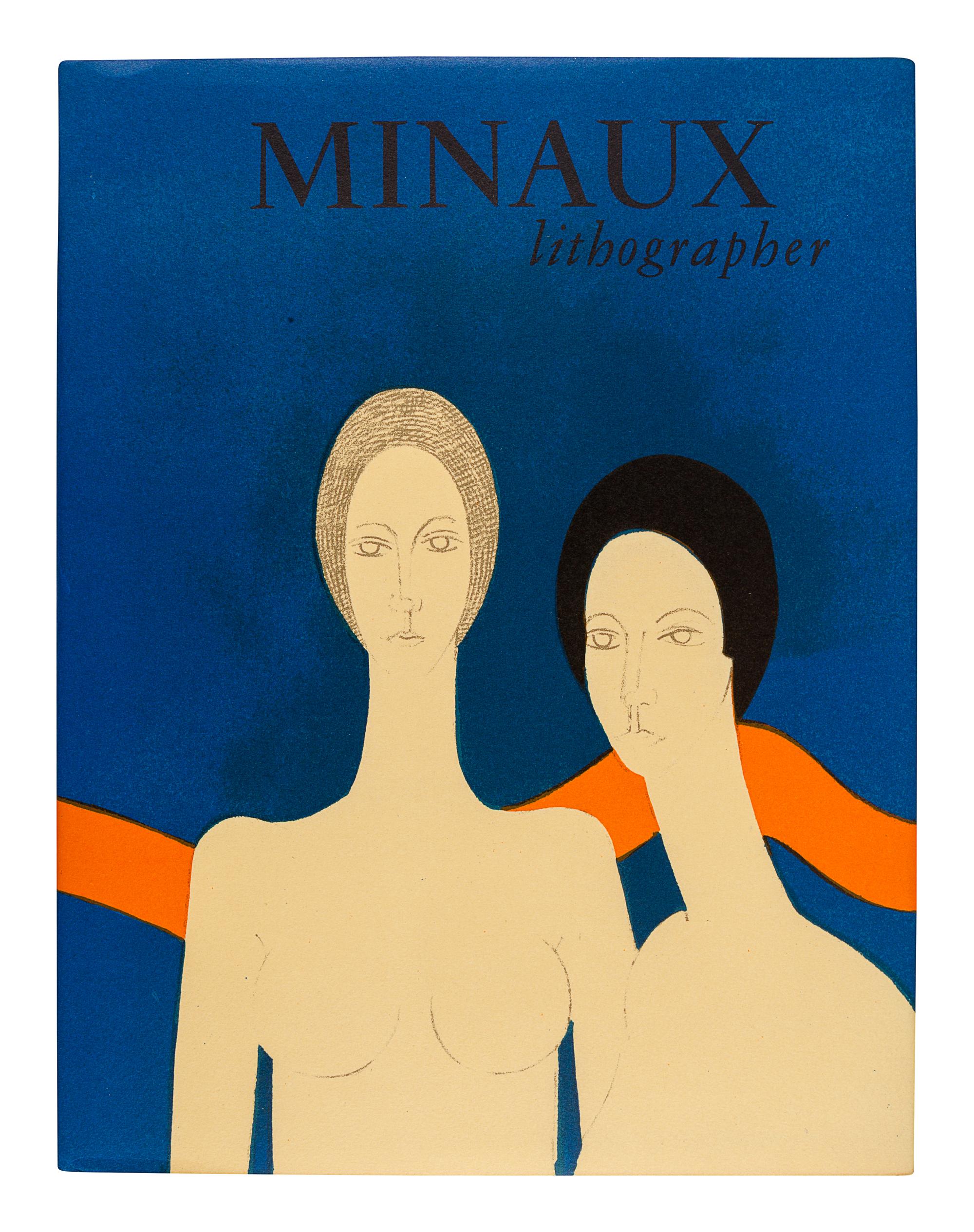[MINAUX, André (1923-1986)]. SORLIER, Charles. Minaux: Lithographer 1948-1973. Paris, New York: Leon Amiel Publishers, 1974.