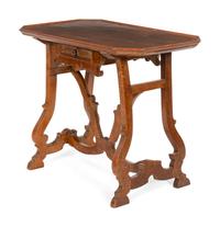 An Italian Baroque Style Walnut Table