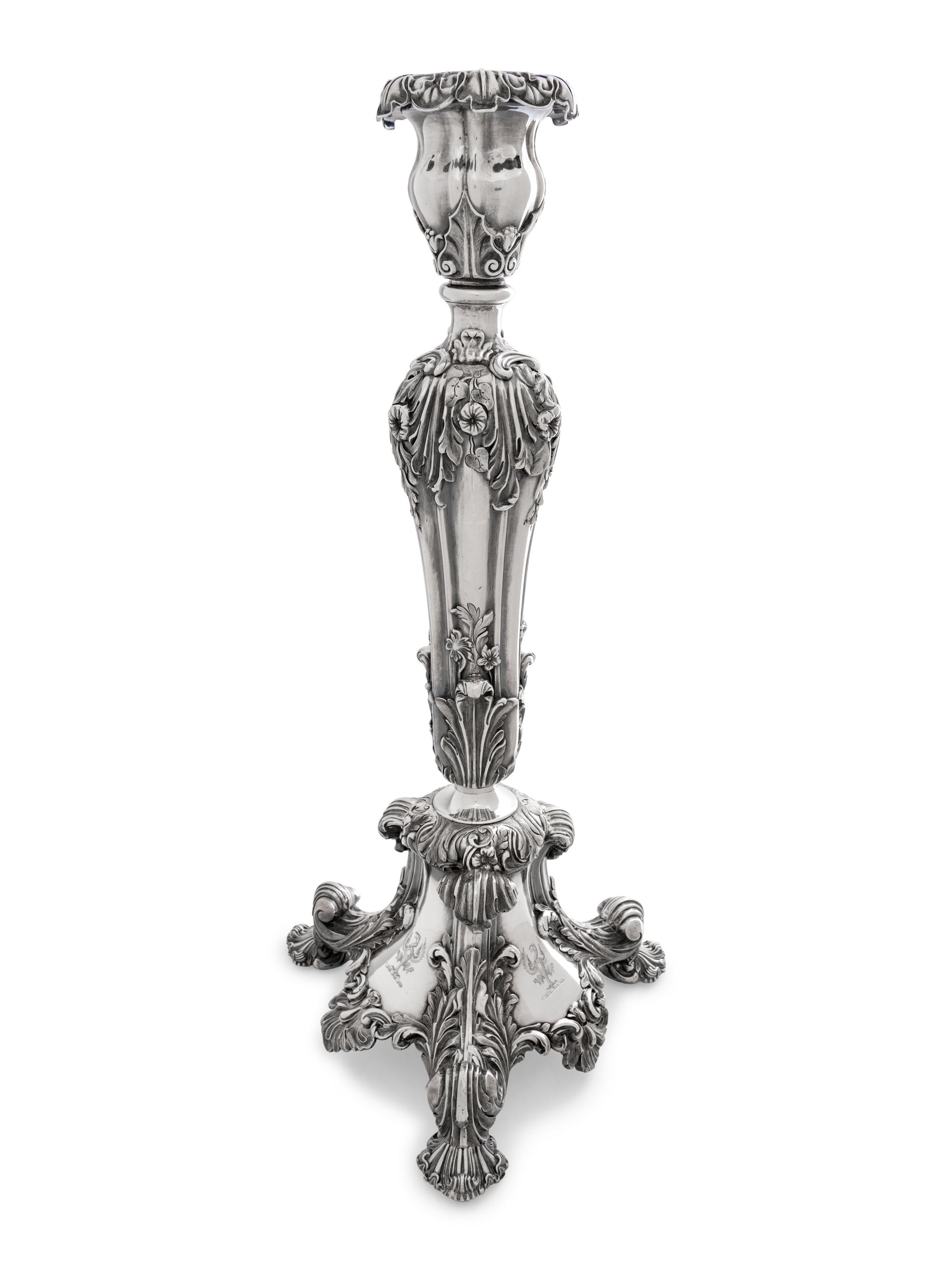 An Elkington and Co. Silver-Plate Seven-Light Candelabrum