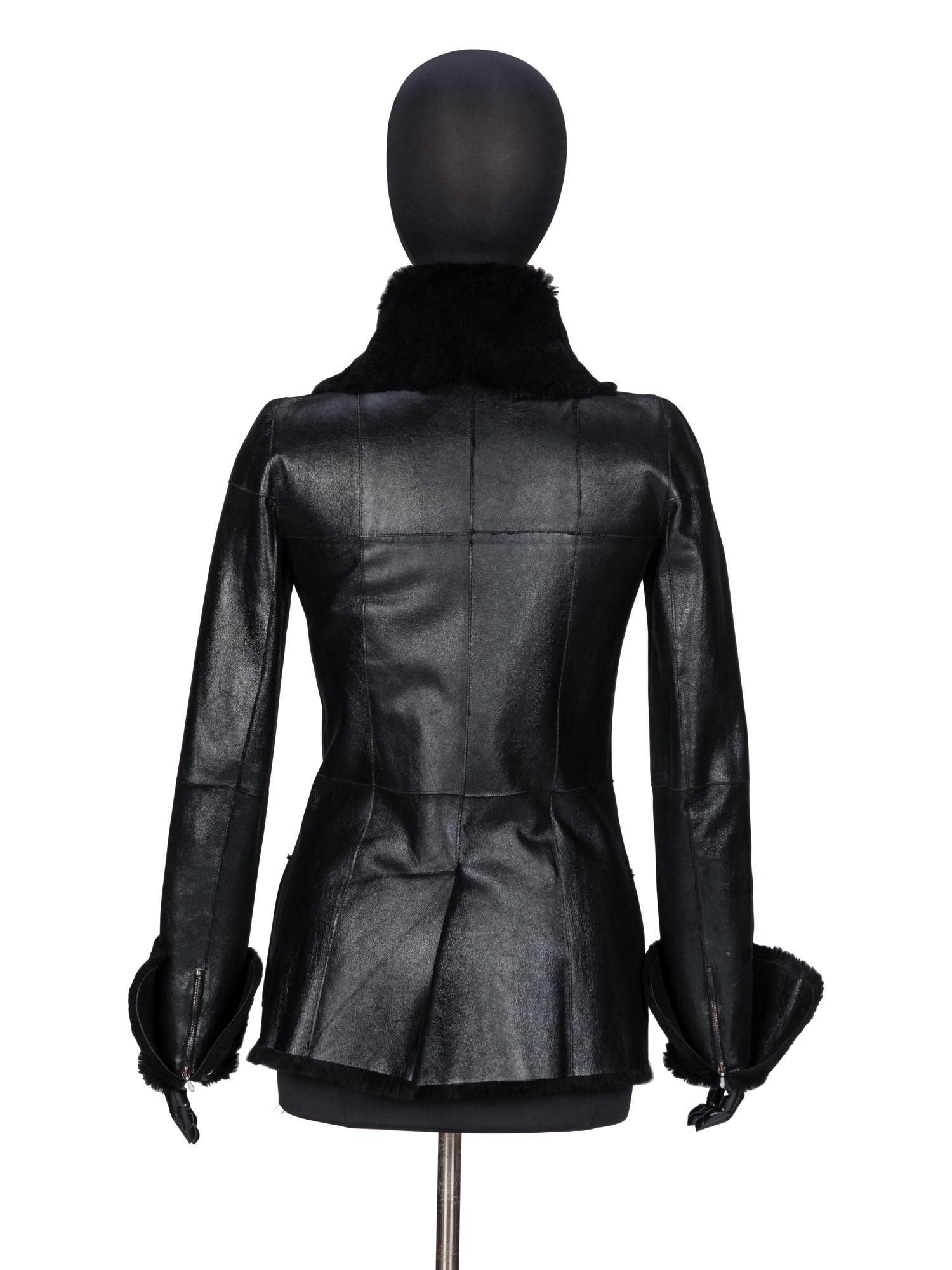 Chanel, Rabbit Fur & Leather Jacket
