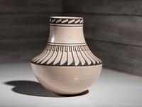 Polychrome Pottery Vase