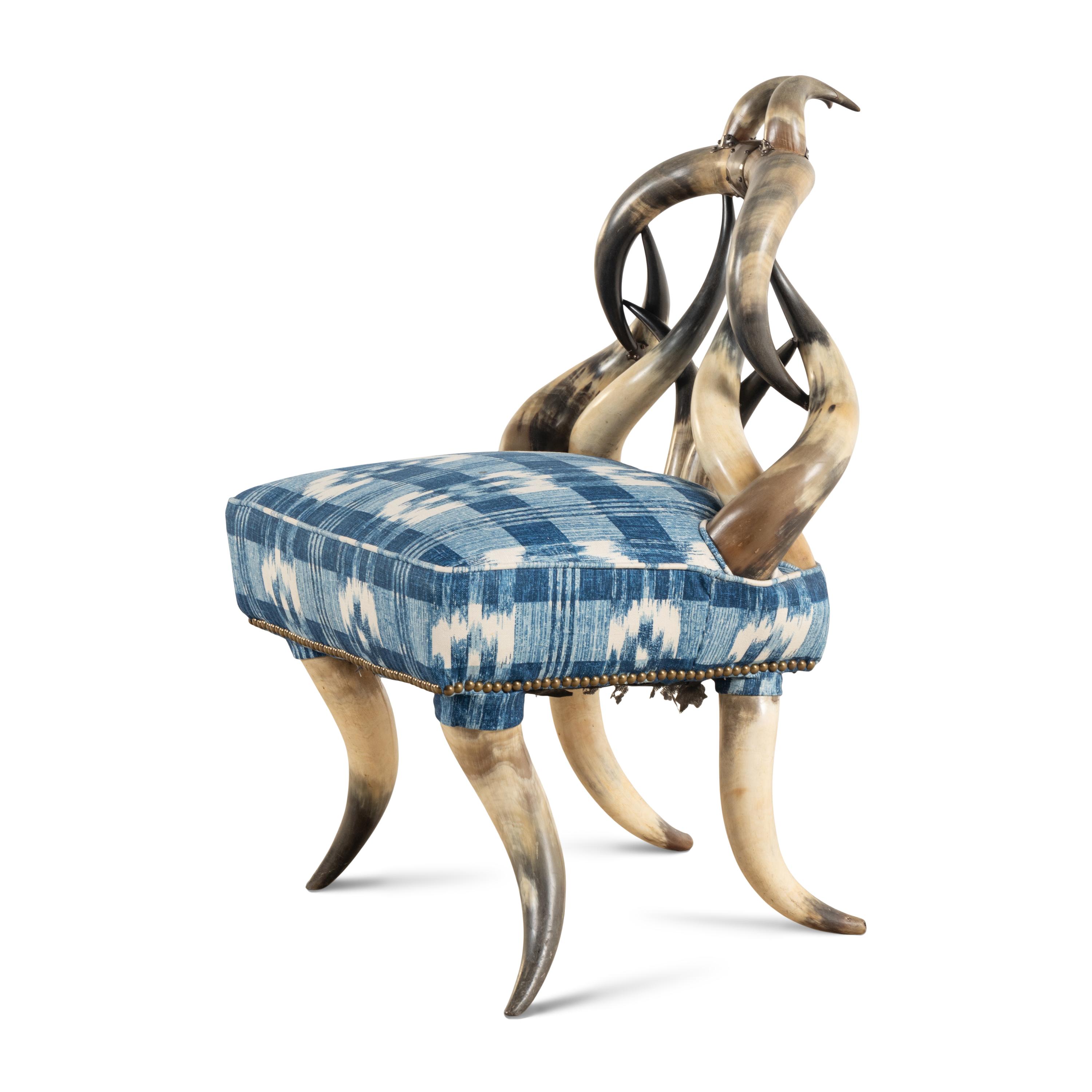 A Victorian Horn Side Chair