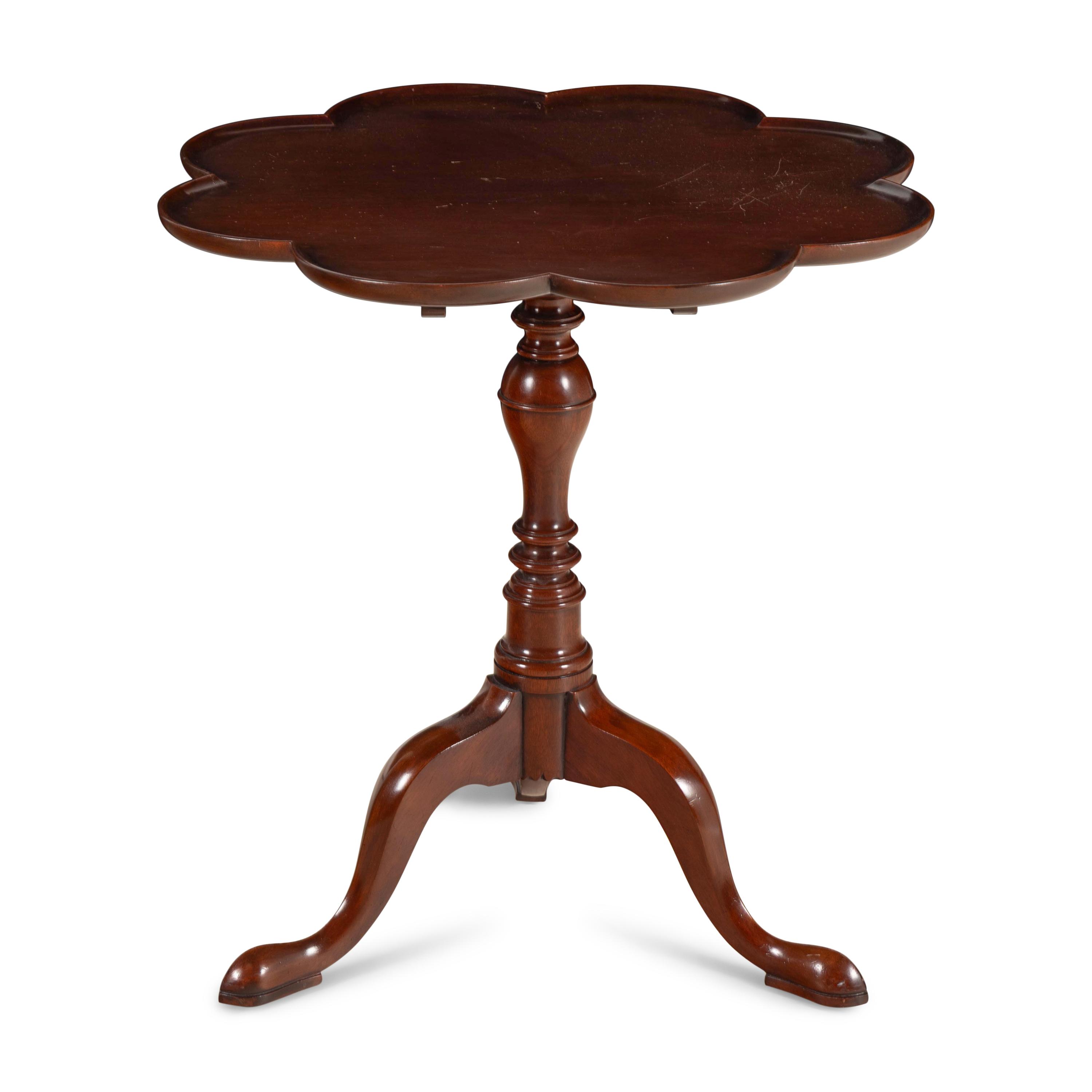 A George III Style Mahogany Tilt-Top Table