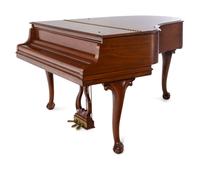A Steinway & Sons Louis XV Style Walnut Medium Grand Piano