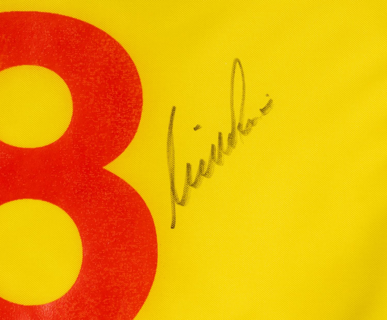 A Group of Four Major Golf Championship Pin Flags (Including Jack Nicklaus and Nick Price Signed British Open Flags),