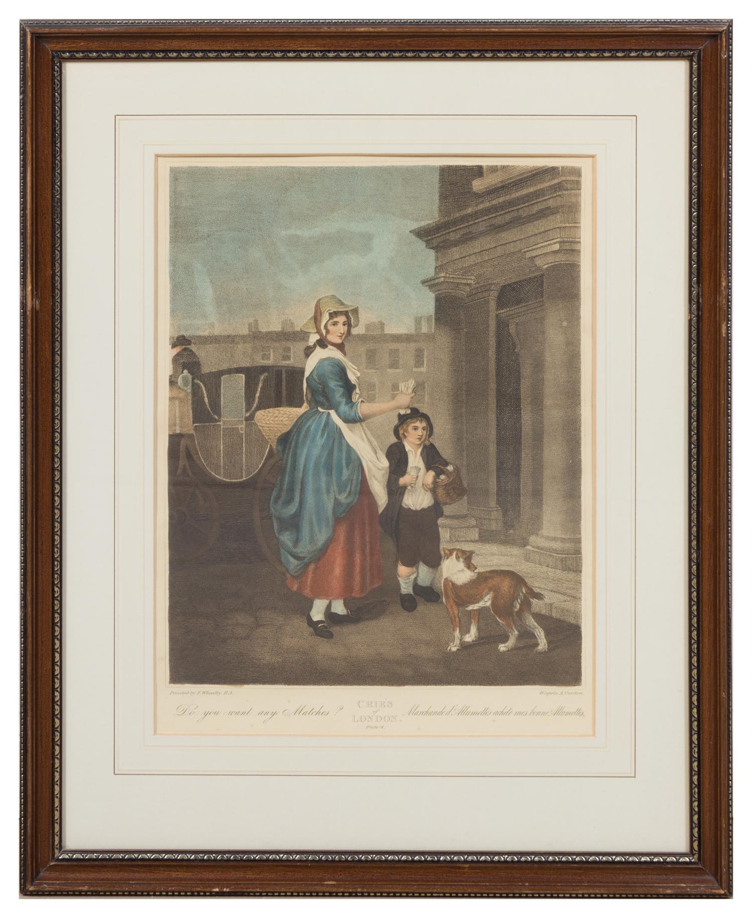 A Set of Thirteen English Mezzotint Engravings Height of tallest overall 23 inches.