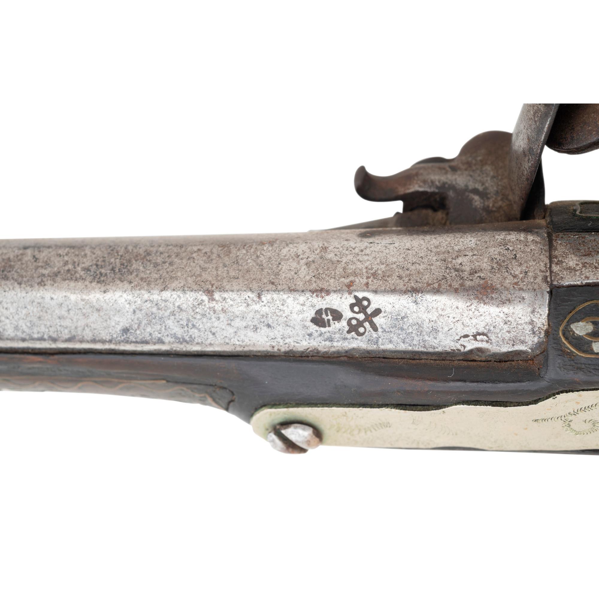 Two Ottoman Kubur Flintlock Pistols