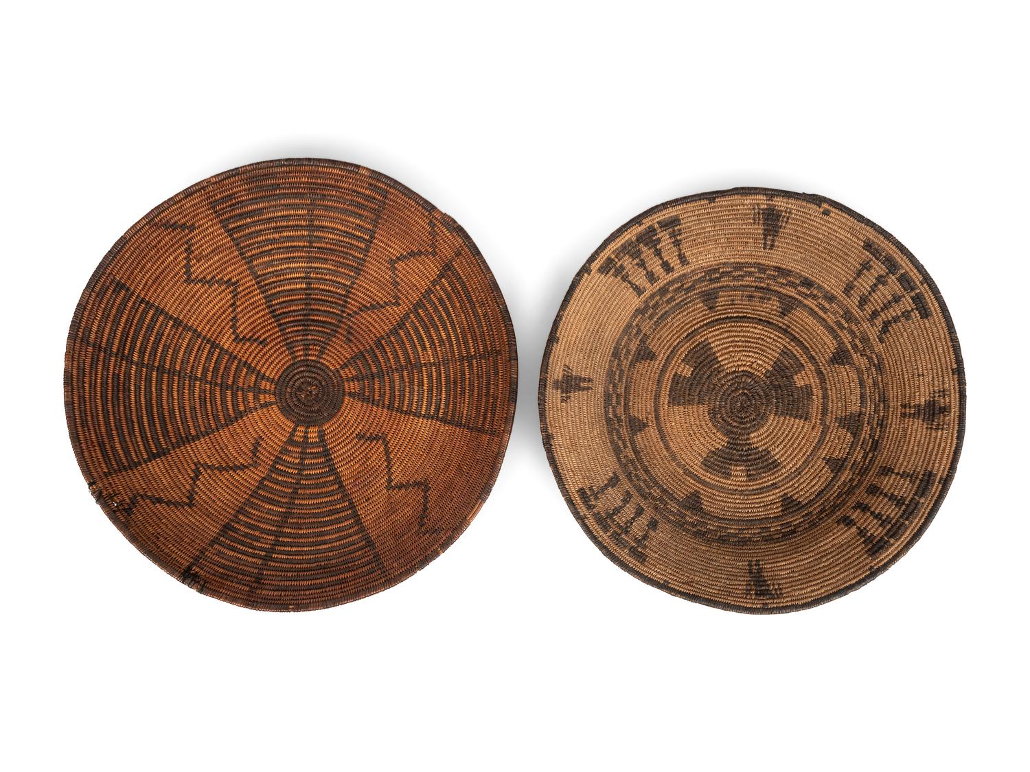 Apache and Akimel O'odham Basketry Trays