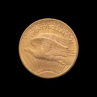 A 1910 Saint Gaudens $20 Gold Coin