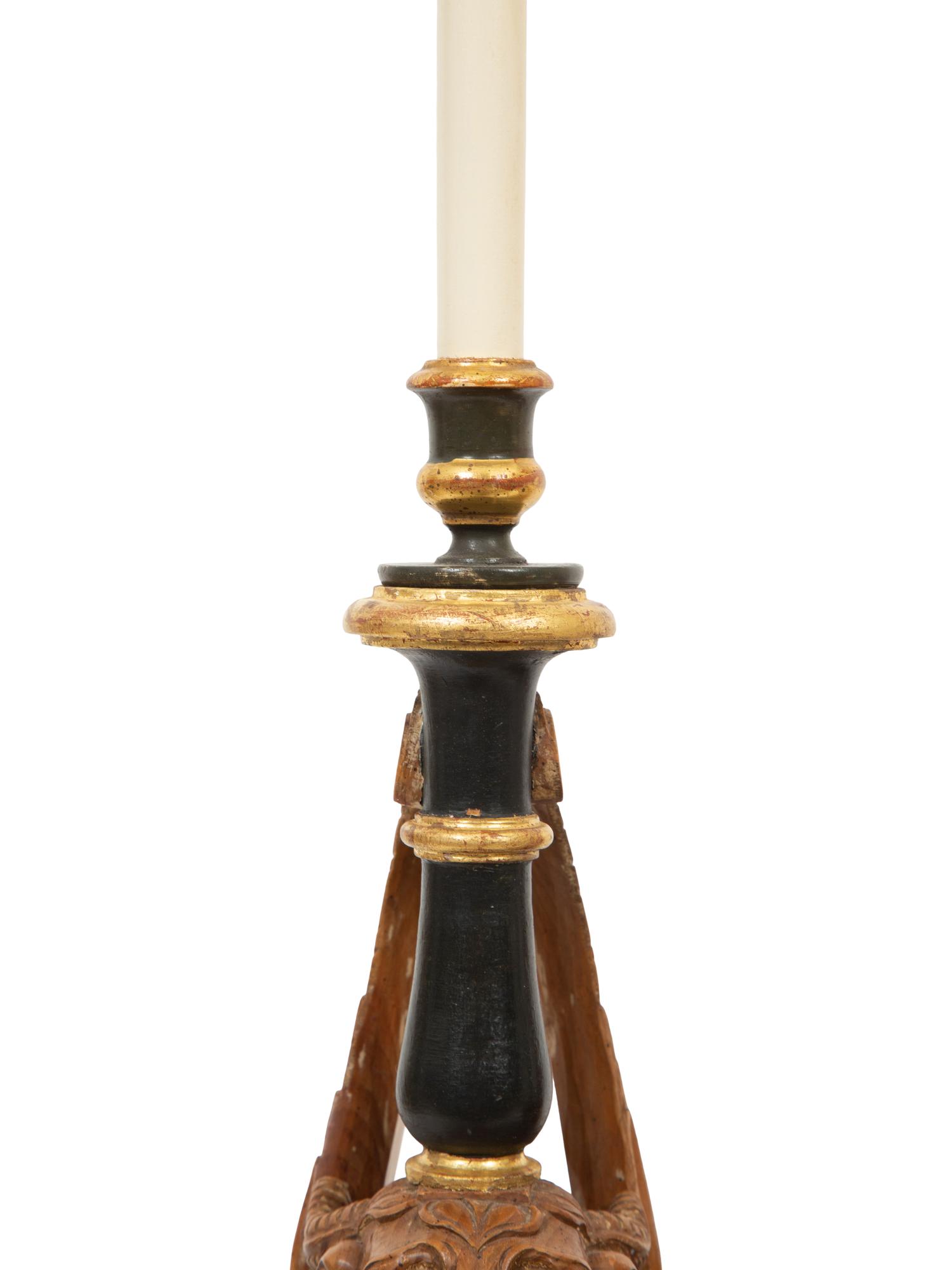 Two Pairs of Table Lamps and a Metal Wall Sconce