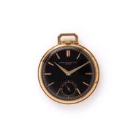 PATEK PHILIPPE, REF. 600 18K YELLOW GOLD OPEN FACE POCKET WATCH