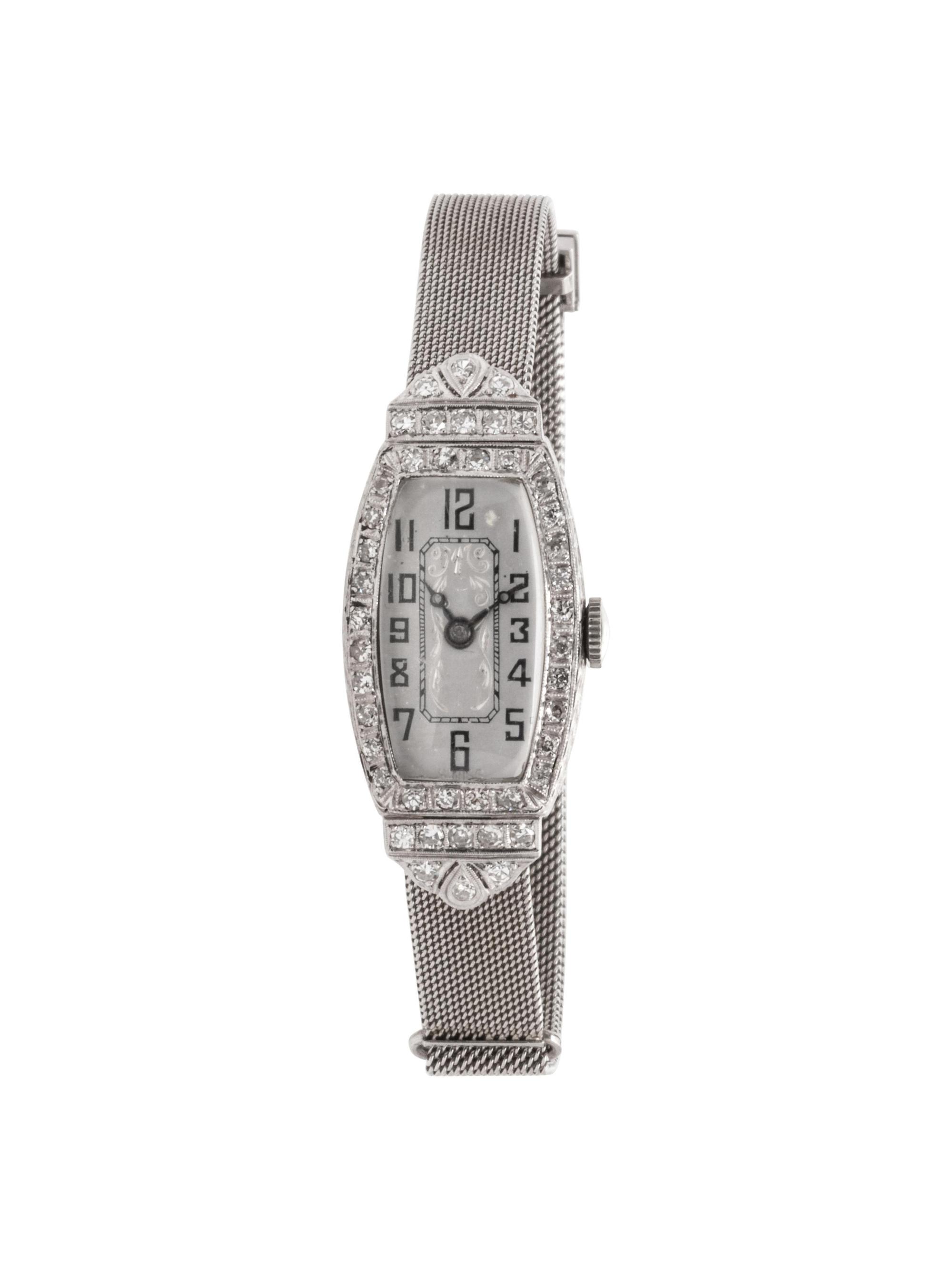 Art Deco, Diamond Wristwatch