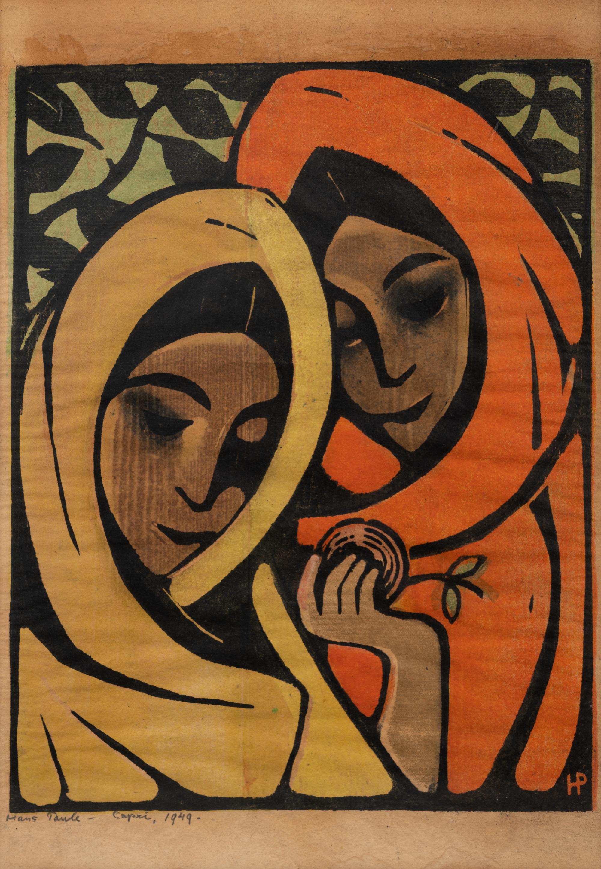A group of three prints