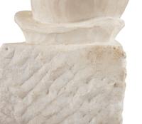 Two Carved White Marble Busts