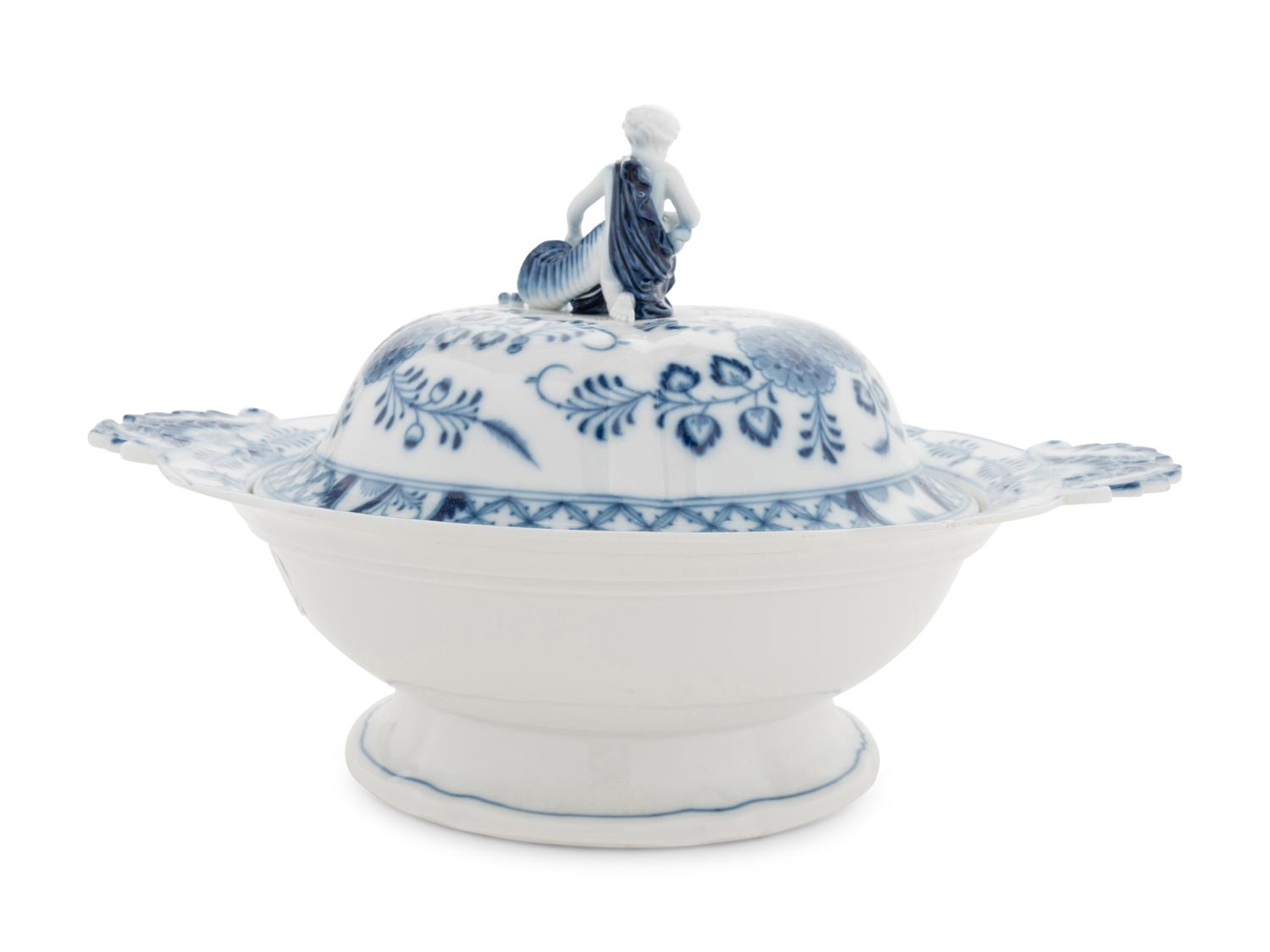 A Meissen Porcelain Covered Serving Dish