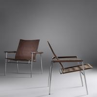 Pair of 'Casino' Lounge Chairs, c. 1960 Finland