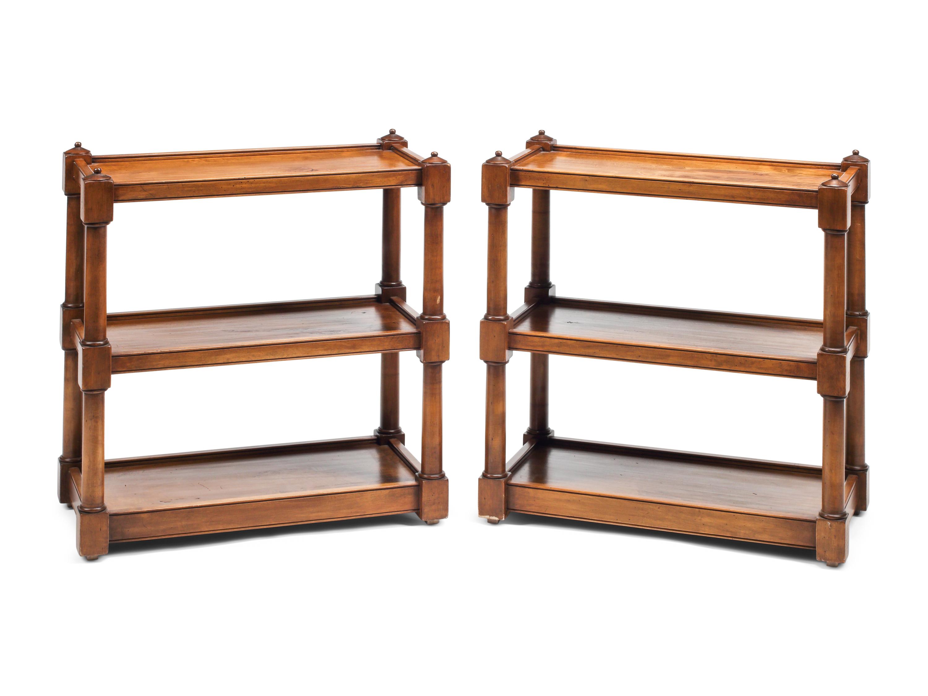 A Pair of Directoire Style Two-Tier Tables