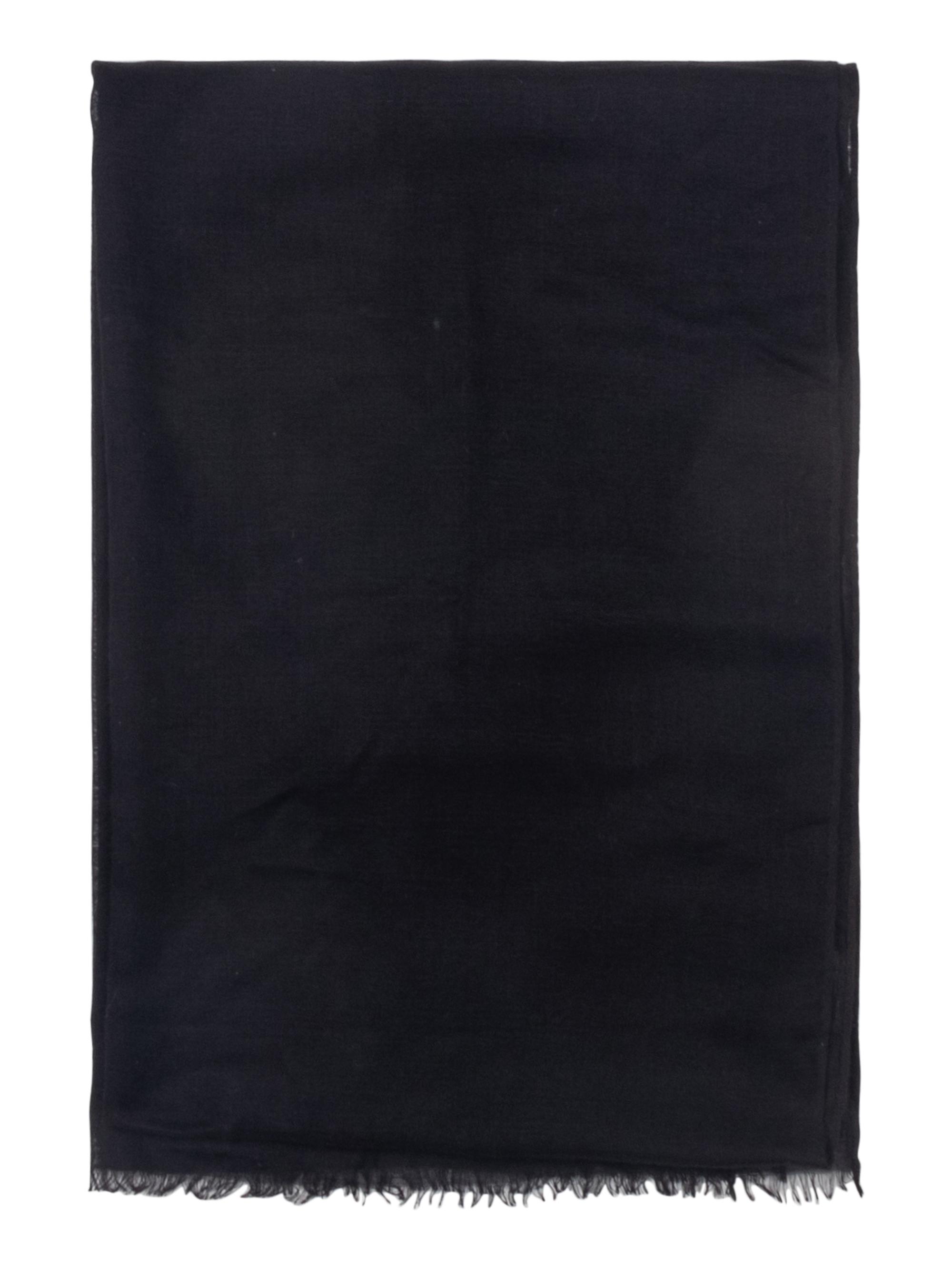 Three Designer Scarves by Yves Saint Laurent, Louis Vuitton, and Salvatore Ferragamo