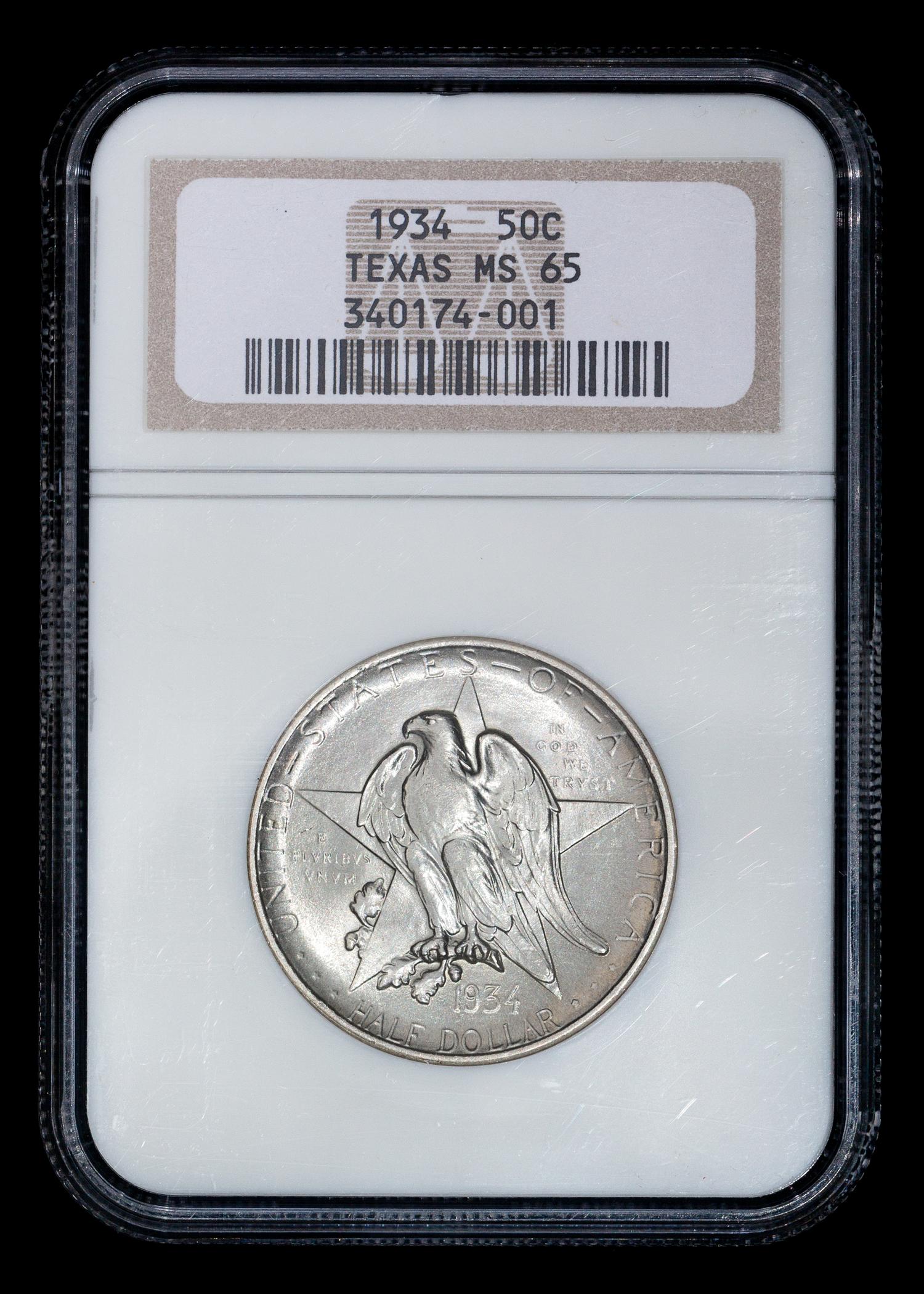 A United States 1934 Texas Commemorative 50c Coin