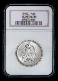 A United States 1934 Texas Commemorative 50c Coin