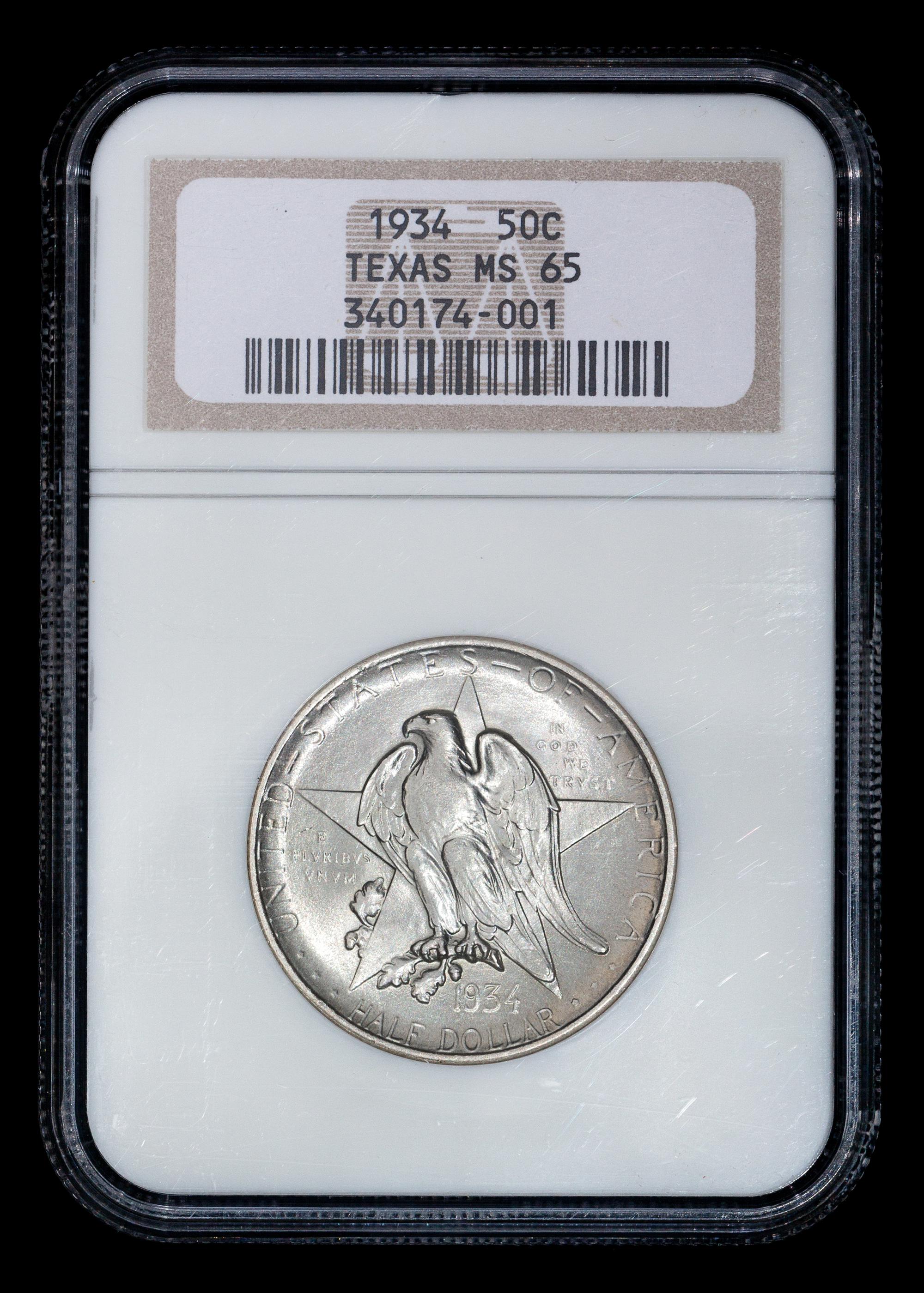 A United States 1934 Texas Commemorative 50c Coin