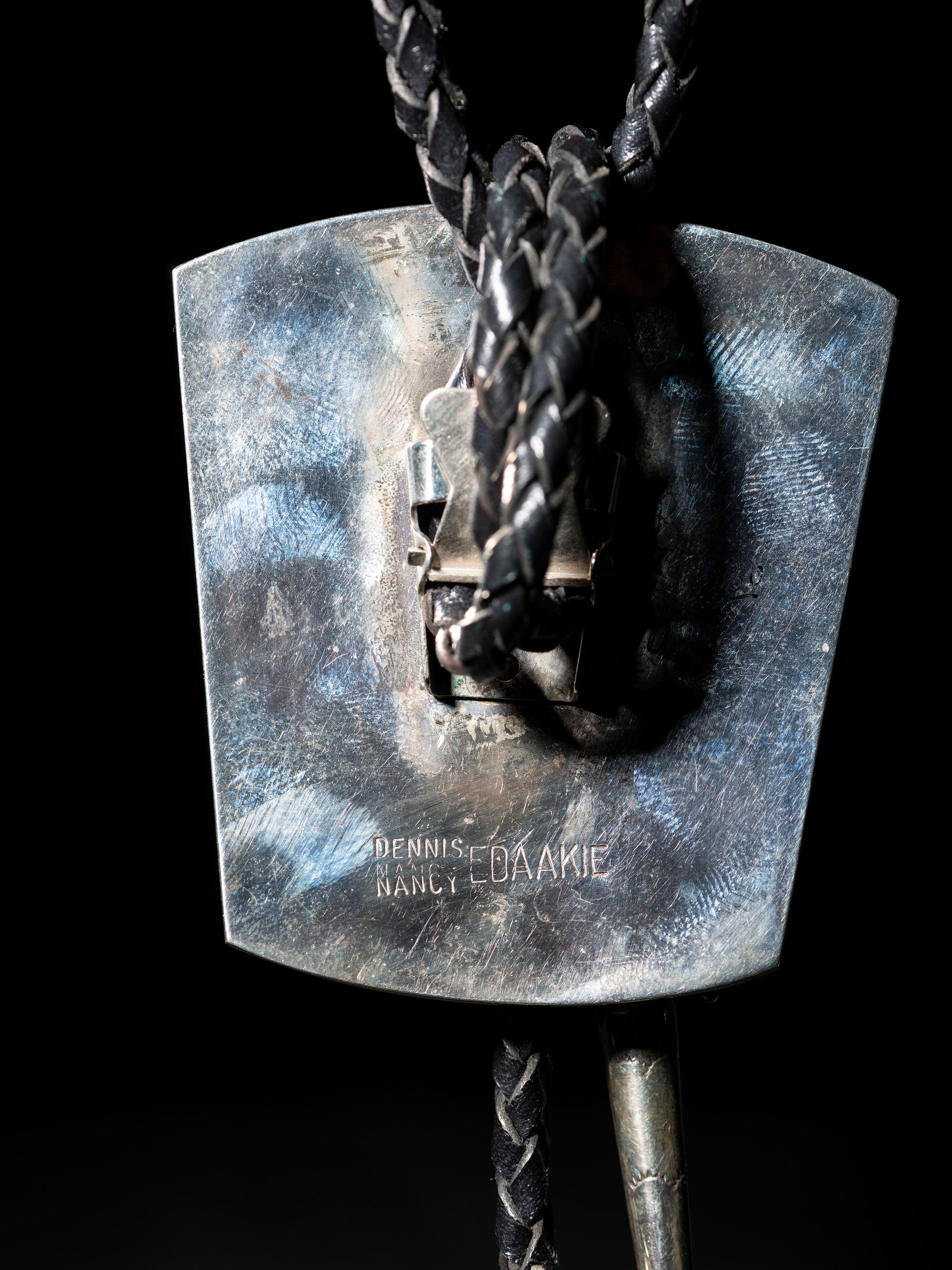 White Buffalo Bolo Tie, PLUS