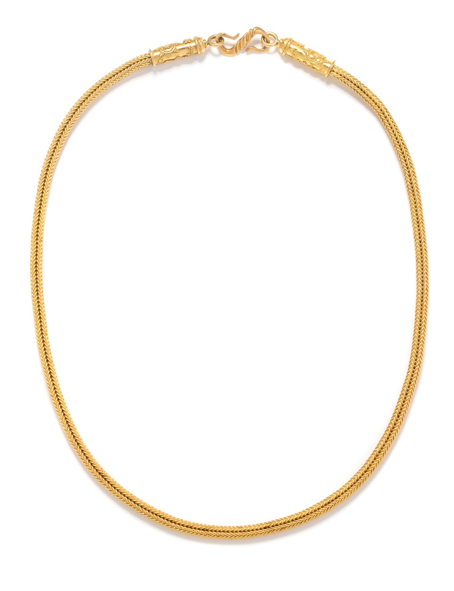 YELLOW GOLD NECKLACE