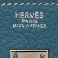 Hermès, Birkin 25 in Bleu Jean Togo