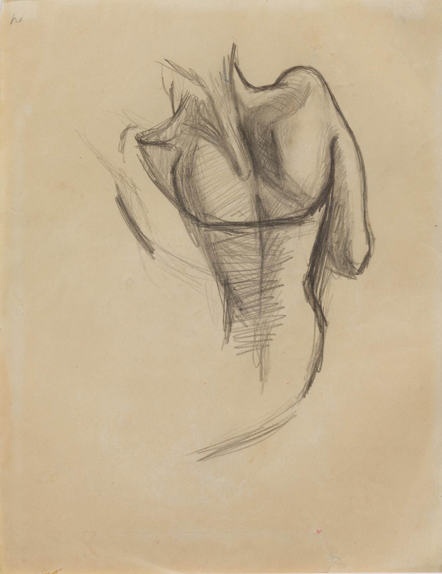 Thomas Hart Benton, (American, 1889-1975), Male Torso, c. 1930