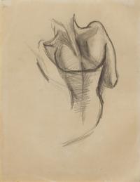 Thomas Hart Benton, (American, 1889-1975), Male Torso, c. 1930