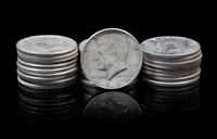 A Group of 26 United States 1964 Kennedy Half-Dollar Coins