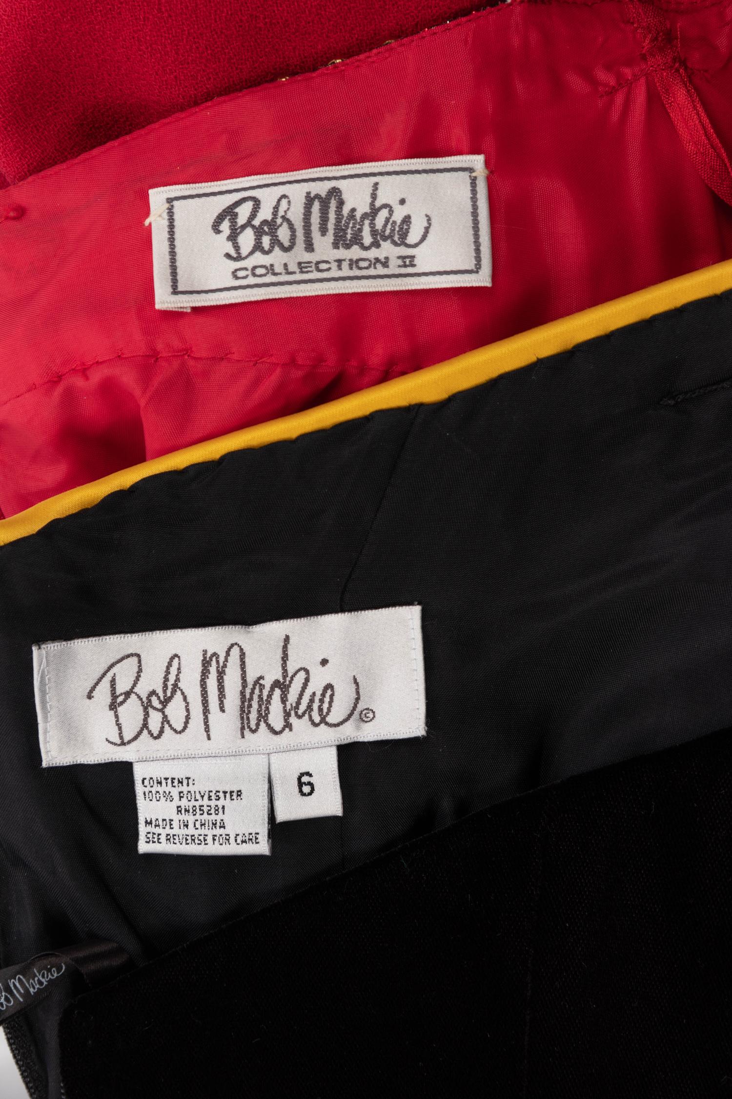 Two Bob Mackie Vintage Dresses, 1980-90s