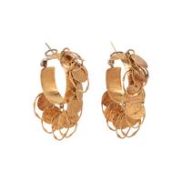 YELLOW GOLD HOOP EARRINGS