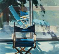 Large Summer Window, Blue Chair , 1973