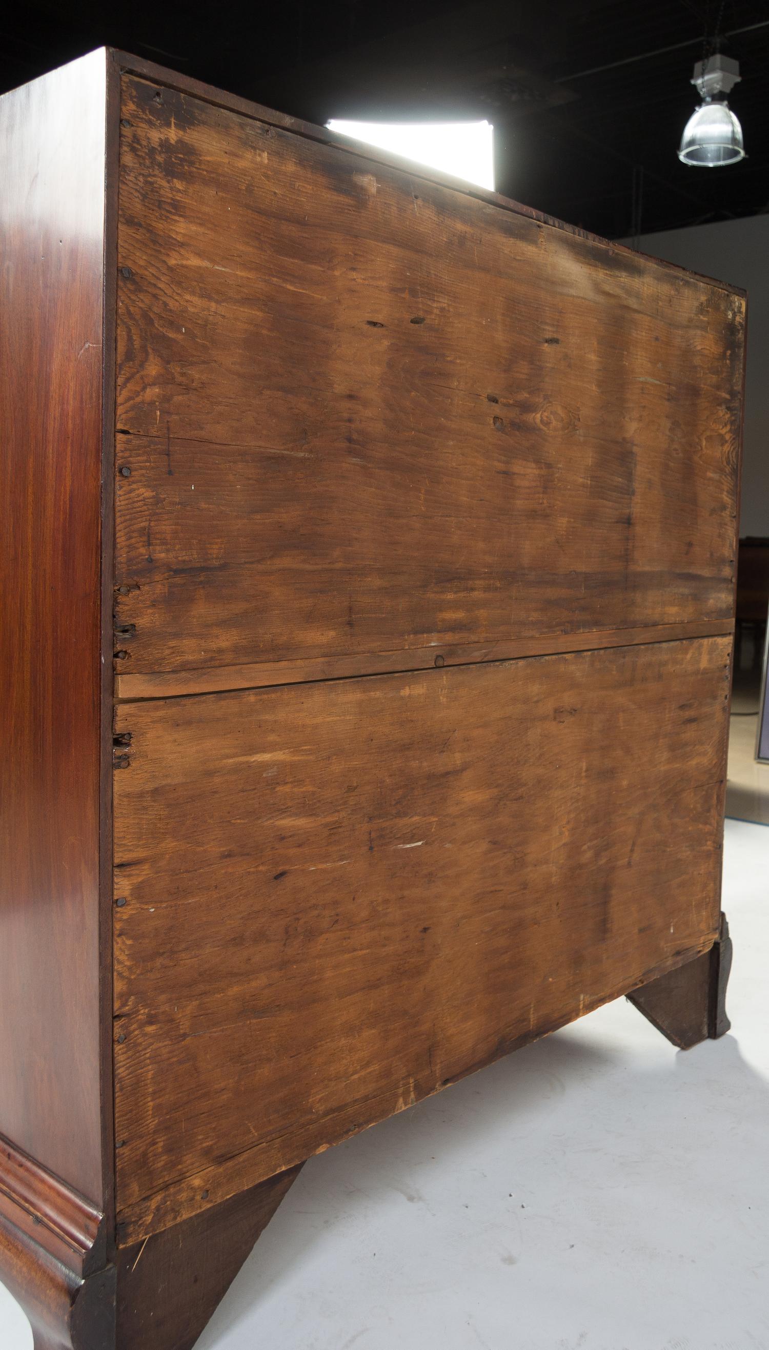 A Chippendale Mahogany Slant-Front Desk Attributed to John Goddard, Newport, Rhode Island