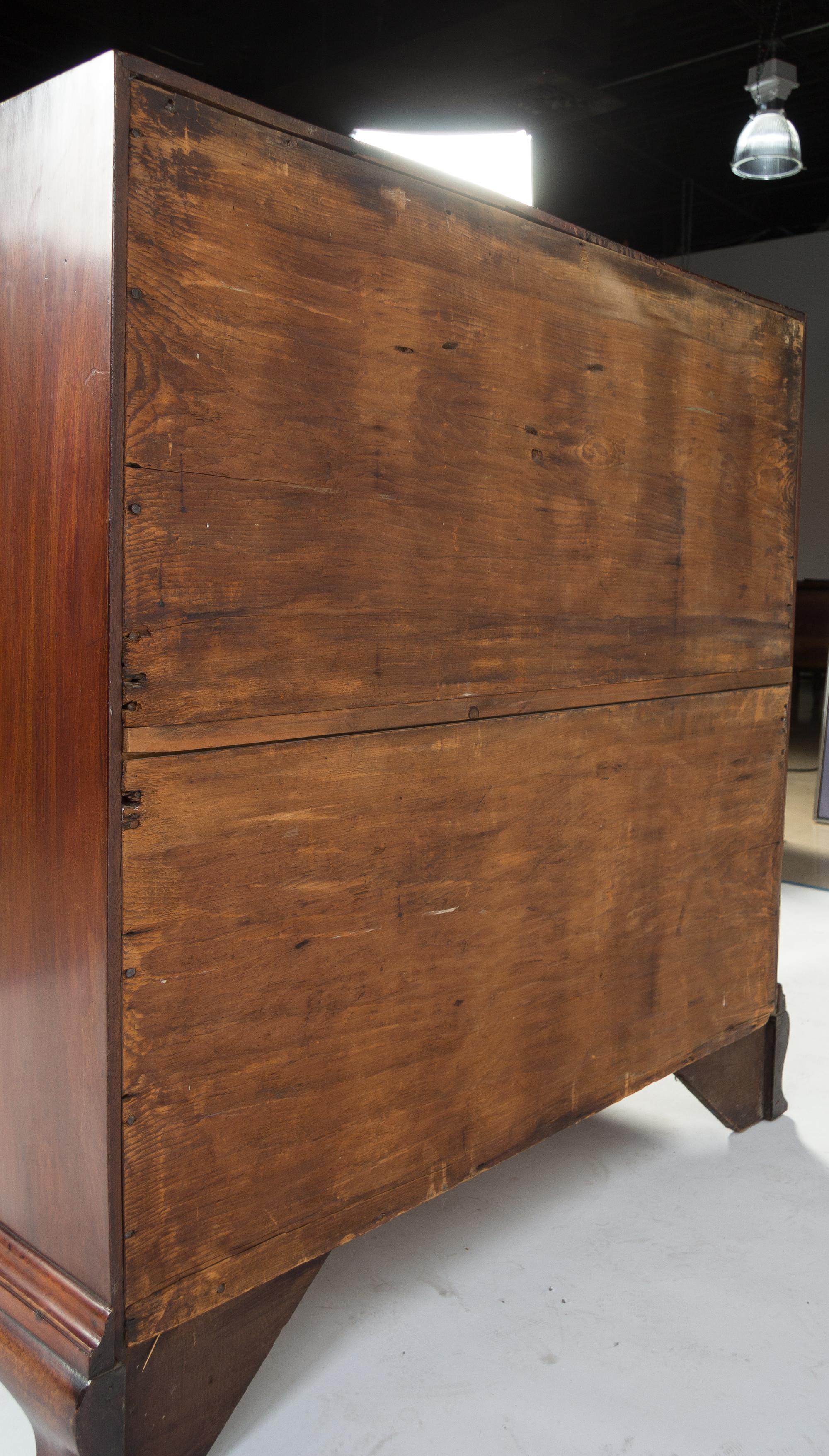 A Chippendale Mahogany Slant-Front Desk Attributed to John Goddard, Newport, Rhode Island