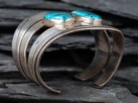 Silver and Turquoise Cuff Bracelet