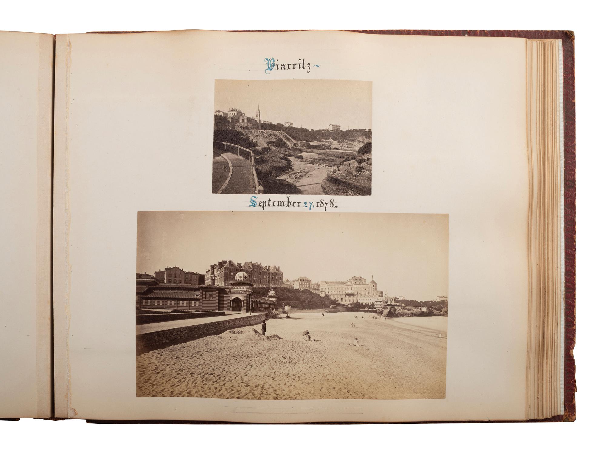 [EARLY PHOTOGRAPHY]. BEATO, Antonio (1835-1906). Album containing 29 photographs of Egypt.