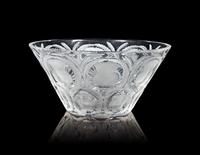 A Lalique Thistle Bowl