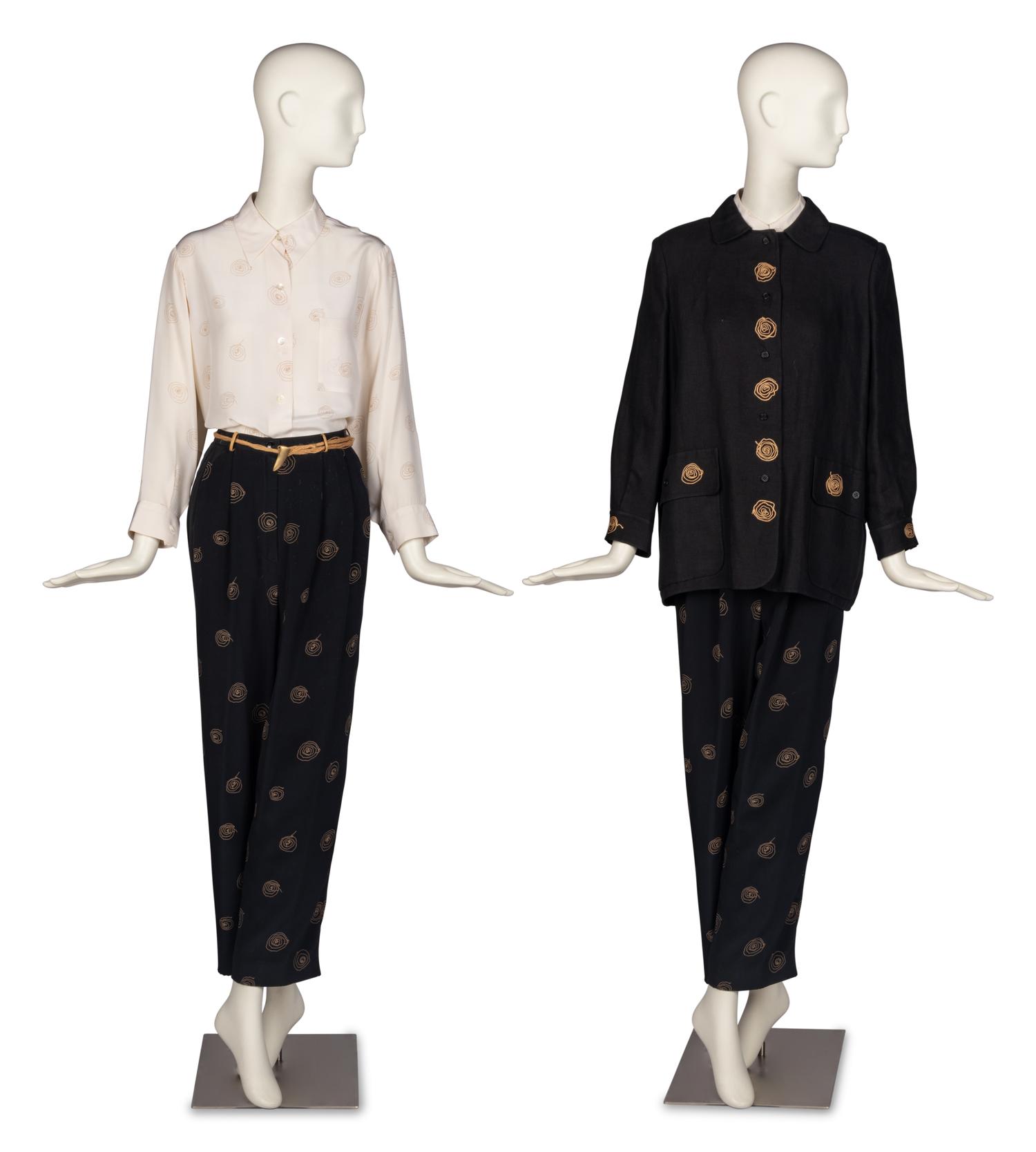 Three Spiral-Motif Separates by Geoffrey Beene