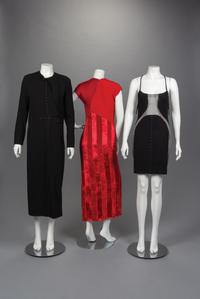 Three Geoffrey Beene Unfinished Studio Sample Dresses, 1990s
