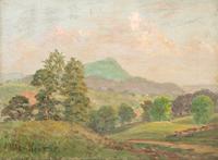 Landscape with Trees and Hills