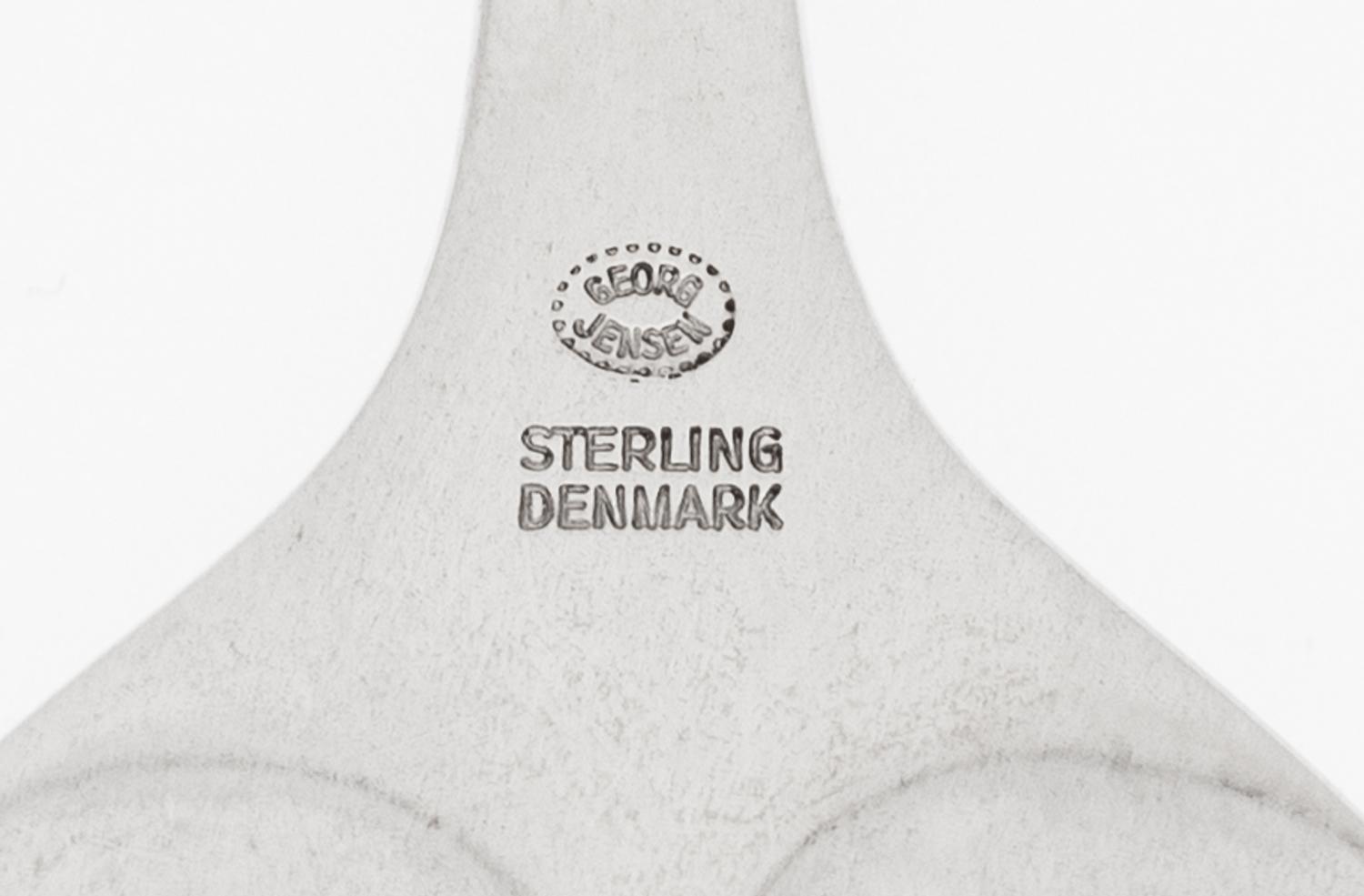 Five Georg Jensen Silver Spoons