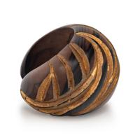 Saint Laurent Wood Cuff